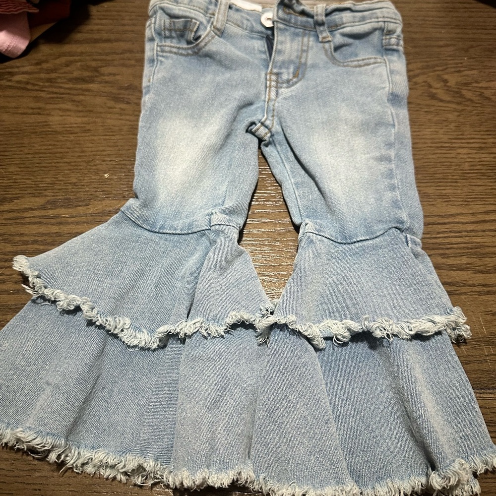 Stylish Blue Flared Women Jeans